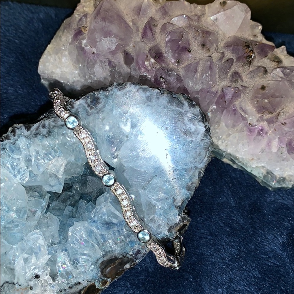 stunning vintage silver bracelet